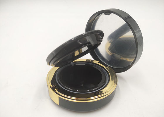 Schwarzer Gold-BB Creme-Behälter runder Portable