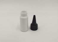 füllt kosmetischer HDPE 30ml Plastik Augentropfen-Flasche mit Zapfen-Tropfenfänger-Abdeckung ab