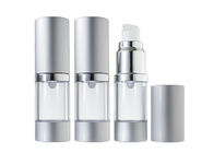 Silberne Farbluftlose kosmetische Flaschen fertigten 15ml - 30ml besonders an, das einfach ist zu tragen