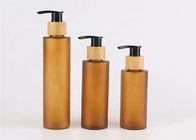 100ml - HAUSTIER 200ml Plastikflasche, kosmetische Plastikflaschen mit Bambuspumpe