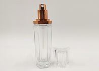 die runde Klarglas-Flasche 30ml 1oz/die Quadrat-multi Formen mit Lotion pumpen