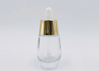 1oz 30ml klären Tropfflaschen, goldenen/Silber-Kappe die Glaslotions-Flaschen