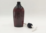 Bernsteinfarbiges Farbflaches Form HAUSTIER kundenspezifische kosmetische Flaschen für Handdesinfizierer