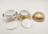 Gesichts-Cremetiegel-acrylsauerHautpflege 1oz 30ml runde, die mit goldener Farbe verpackt