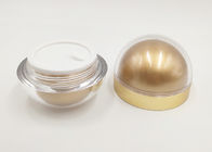 Gesichts-Cremetiegel-acrylsauerHautpflege 1oz 30ml runde, die mit goldener Farbe verpackt