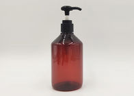 füllt bernsteinfarbige klare kundenspezifische Plastikkosmetik 500ml die große Kapazität für Shampoo ab