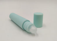 Hellblaues Lipgloss-leere Rohre, nette leere Lipgloss-Behälter mit Plastikrollenball
