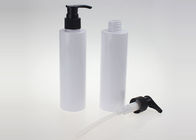 weiße runde kosmetische Plastikflaschen 200ml für Skincare-Produkte