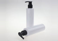 weiße runde kosmetische Plastikflaschen 200ml für Skincare-Produkte