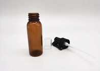 Kosmetischer Verpacken30ml Zylinder Amber Plastic Bottle