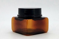 Creme-Masken-leeres Glas des ODM-Quadrat-Haustier-50g 80g