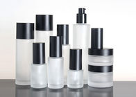 Bereifter kosmetischer Glasgefäß-Etikettendruck der Lotions-Pumpen-500ml