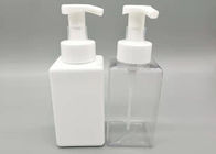 Handdesinfizierer-Seifen-Flasche HAUSTIER des Quadrat-500ml Kunststoffgehäuse-Behälter für Gesichtsreiniger