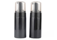 glänzende schwarze Pumpen-kosmetische Plastikflaschen des Schaum-100ml