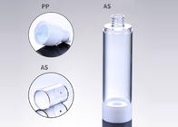 Luftlose kosmetische Emulsions-Flaschen-Kunststoffgehäuse 30ML 50ML 100ML