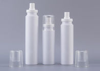 Weiße Farbkosmetische Kunststoffgehäuse-Flaschen mit Sprüher-Pumpe