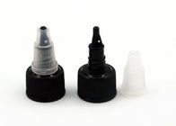 24mm Kunststoffgehäuse-kosmetische schwarze Torsion weg von der Kappe für Gel-Flasche