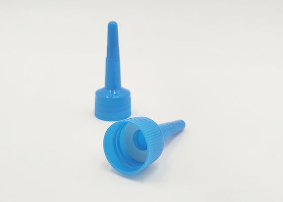 24410 / 28410 blaue kosmetische Plastikdeckel für das Schrauben-Abwasch-Kunststoffgehäuse
