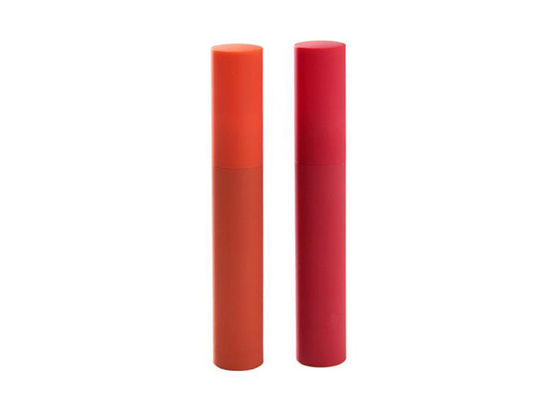 Rote Mattfarbe 5ml leeren die Lipgloss-Behälter-Zylinder-Form, die einfach ist zu tragen