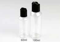 60ml/100ml klären HAUSTIER Flasche, kosmetische Plastikflaschen mit Presse-Kappe