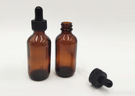 Braunglas-kosmetische Flaschen des Tropfenzähler-50ml tragbar für das Parfüm-Verpacken