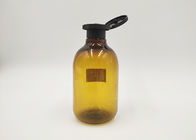 füllt kundenspezifische Kosmetik Bostons der bernsteinfarbige Farbe250ml Alkohol-Handdesinfizierer-Pumpflasche ab