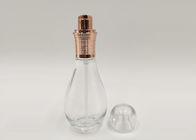 nachfüllbare kosmetische Glasflaschen der Birnen-50ml mit Lotions-Pumpe für das Hautpflege-Verpacken