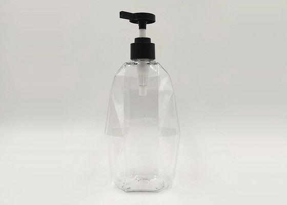 500ml klären Plastik-HAUSTIER Flasche, die für Flüssigseife mit Lotions-Pumpe verpackt