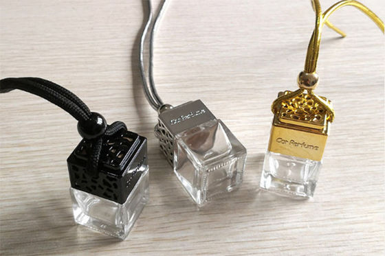 Parfüm-Glas-Flaschen-heißes Stempeln Soems transparentes leeres