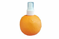 Orange kosmetische Plastikflaschen 250ml für Lotions-Baby-Sorgfalt-Frucht-Form