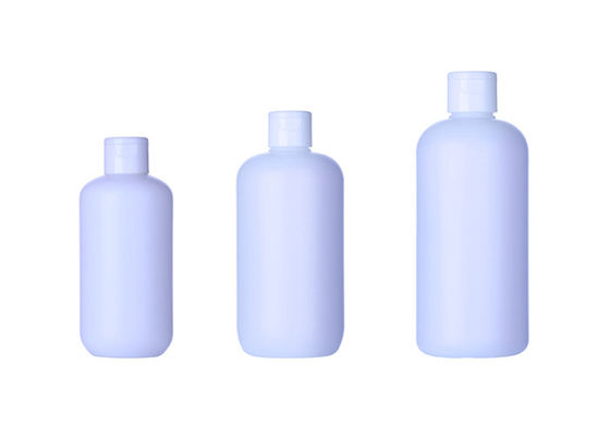 Weißes HDPE Flip Top Caps 500ml Plastikflaschen für Baby-Körperpflege-Produkte