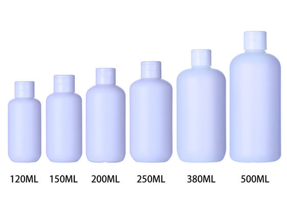 Weißes HDPE Flip Top Caps 500ml Plastikflaschen für Baby-Körperpflege-Produkte