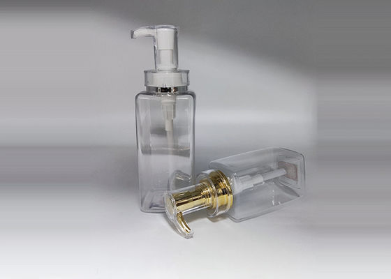 Heiße stempelnde leere Flasche des Schaum-450ml mit Goldsilber-Pumpe