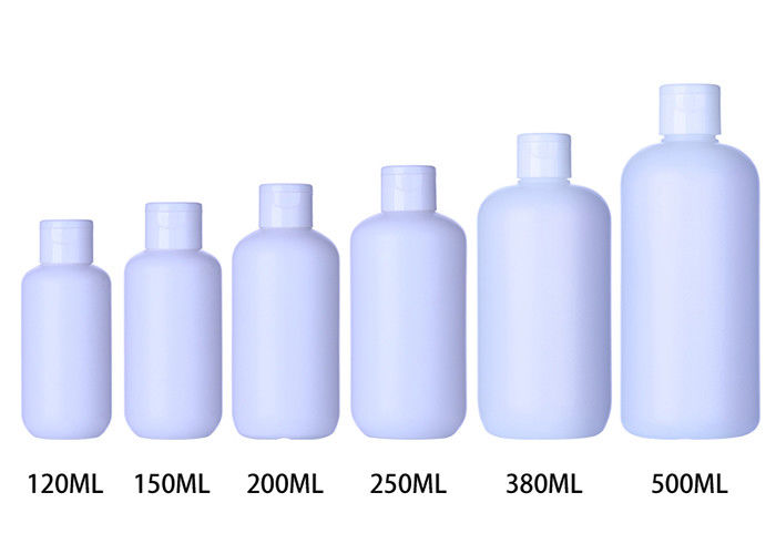 Weißes HDPE Flip Top Caps 500ml Plastikflaschen für Baby-Körperpflege-Produkte