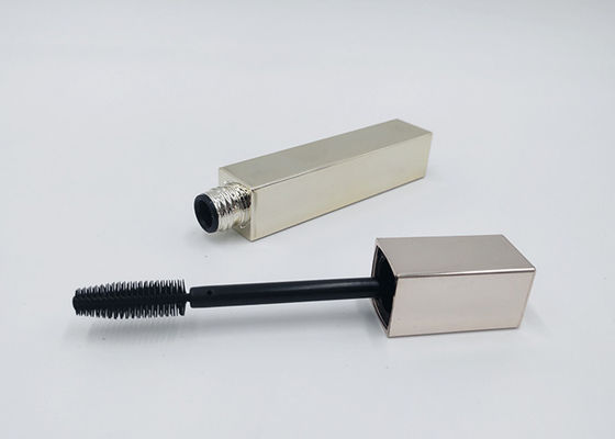 Quadratische goldene leere Eyeliner-Behälter, nachfüllbares Wimperntuschen-Rohr 100% recyclebar